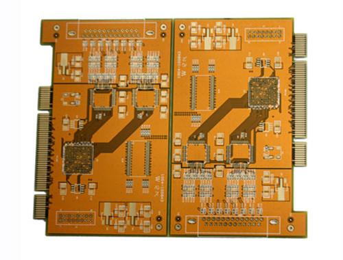 6layer Gold Finger PCB manufacture with yellow solder mask